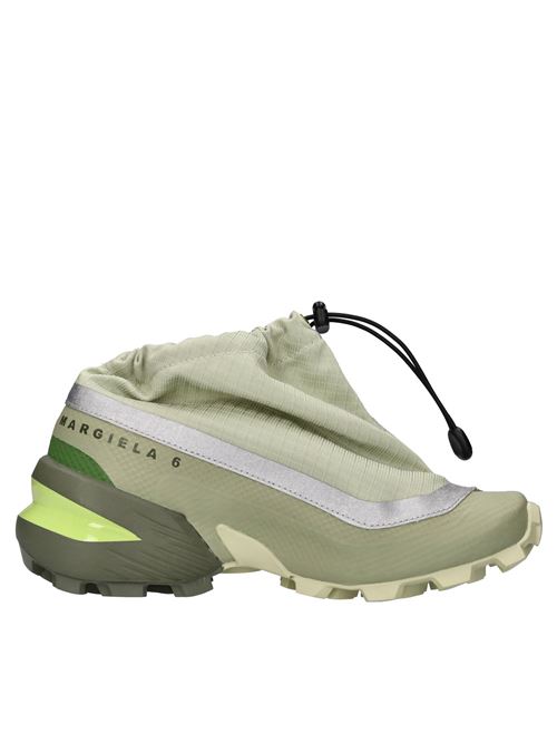 Sneakers in tessuto tecnico ed altre materie SALOMON X MAISON MARGIELA | CROSS LOW MM6 MAISON MARGIELABEIGE-ARGENTO